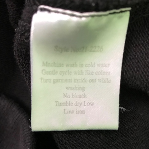 Y2K 360 SURF Love Surf California Low Rise Capri Pants S Black Rainbow Heart - Picture 12 of 12